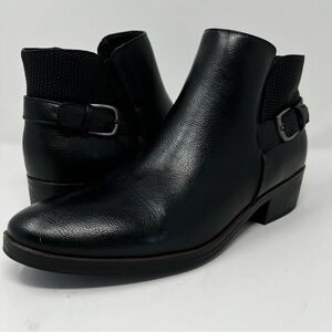 BareTraps Black Womens Leather Boots